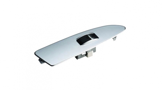 Electric glass elevator switch assembly